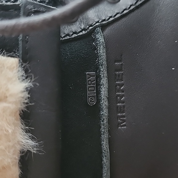 Merrell Mid Polar Waterproof leather boots fur-lined - Picture 7 of 8